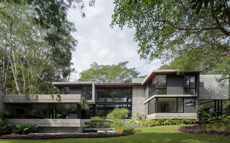 Ngôi nhà hiện đại sang trọng trong môi trường sống nhiệt đới