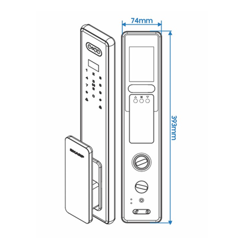 KHOÁ VÂN TAY THÔNG MINH SHARP S6-FV