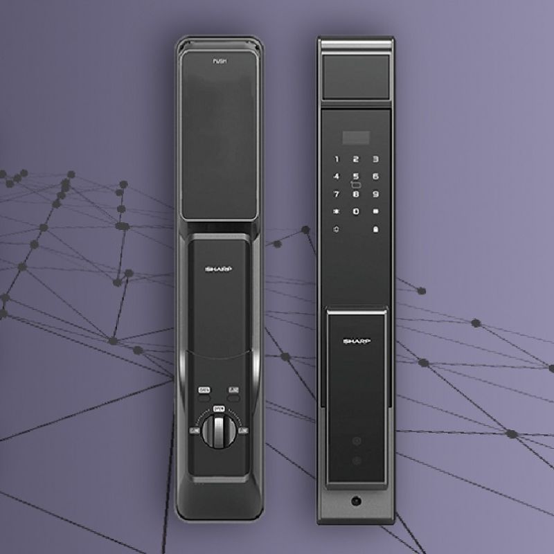 KHOÁ CỬA VÂN TAY SHARP H2-B