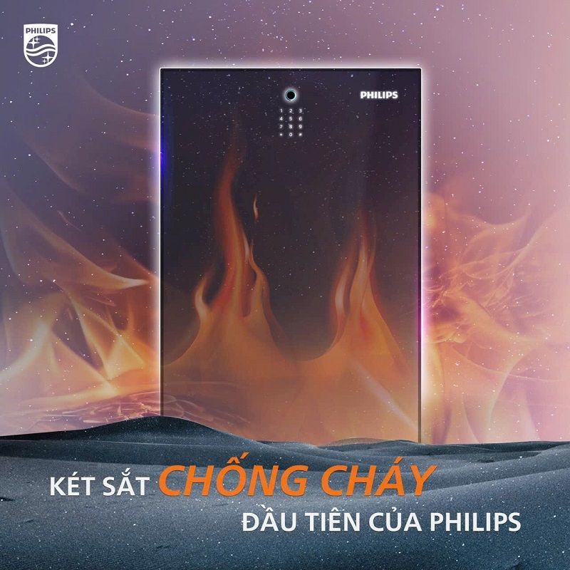 KÉT SẮT CHỐNG CHÁY PHILIPS SBX501 - ĐẠI DIỆN CHÍNH HÃNG