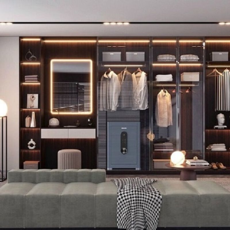 PHILIPS SBX601 - KÉT SẮT VÂN TAY ĐIỆN TỬ PHILIPS