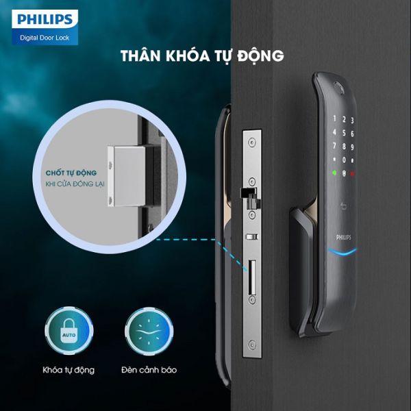 Khoá Cửa Vân Tay Philips 6100