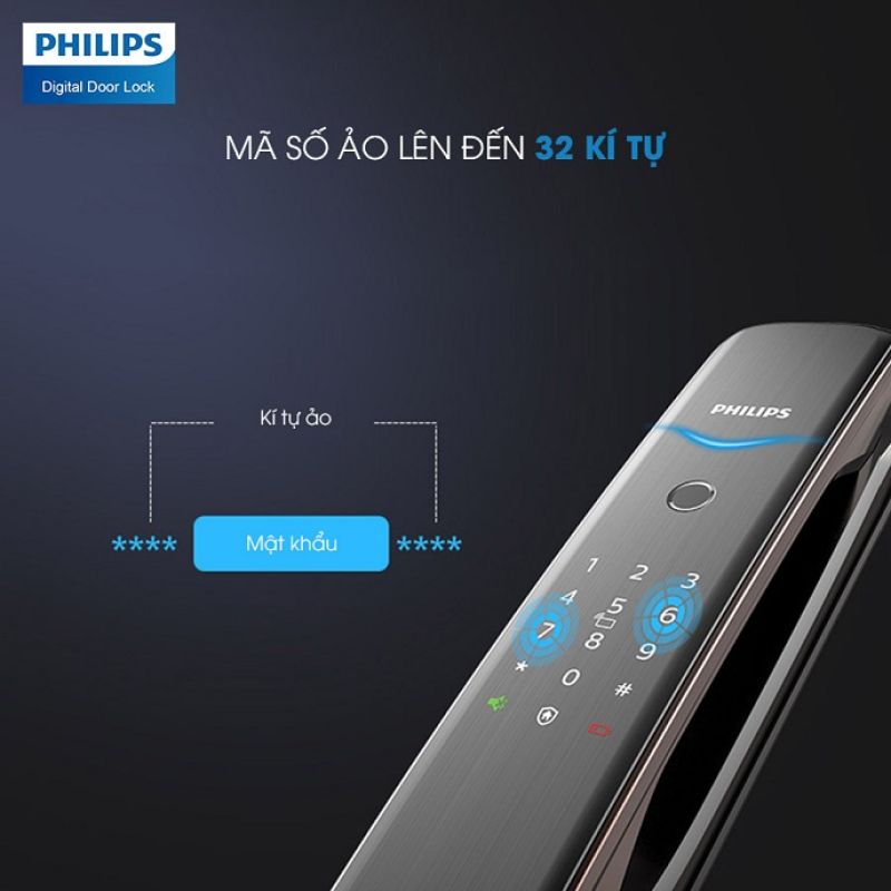 Khoá Vân Tay Philips DDL702E