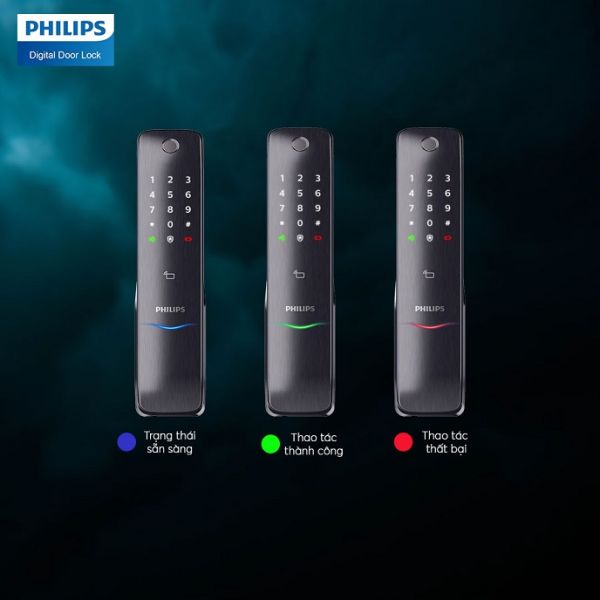 Khoá Cửa Vân Tay Philips 6100