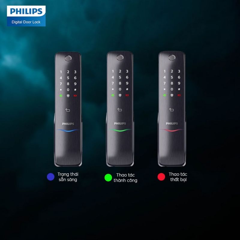 Khoá Cửa Vân Tay Philips 6100