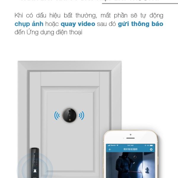 Chuông Cửa Mắt Thần Philips DV001