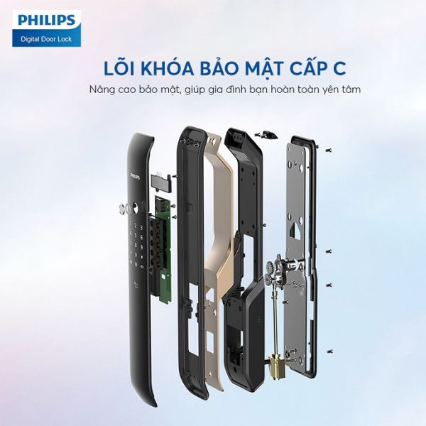 Khoá Cửa Vân Tay Philips 6100