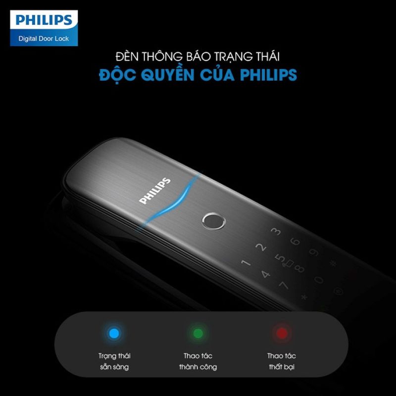 Khoá Vân Tay Philips DDL702E