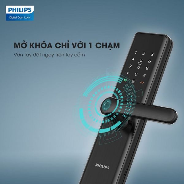 Khoá Cửa Vân Tay Philips 7300