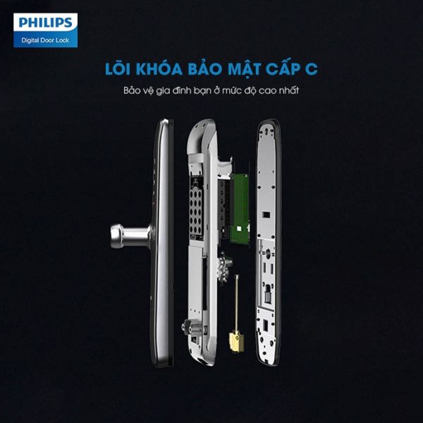 Khoá Cửa Vân Tay Philips 7300