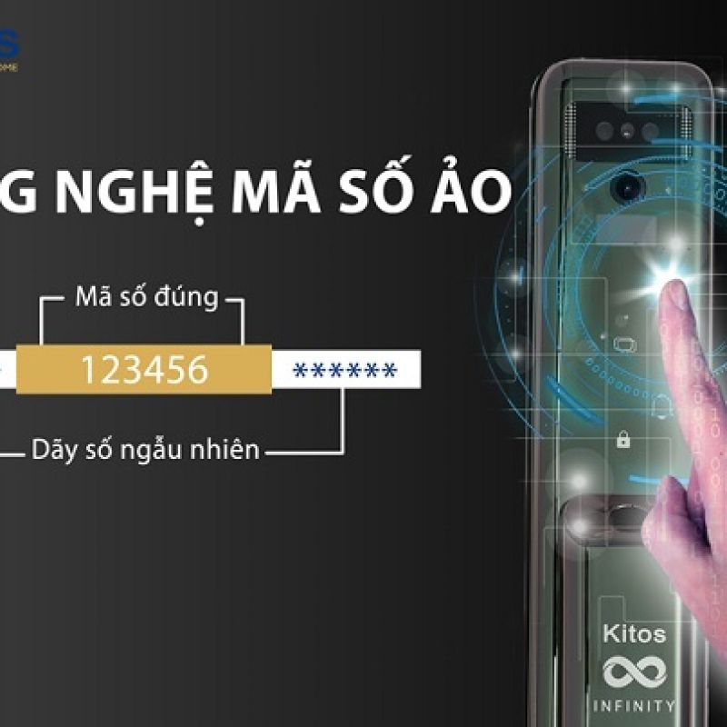 Khóa Cửa Thông Minh Kitos Infinity 3D Face