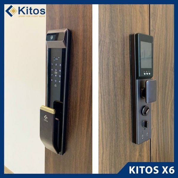 KHOÁ CỬA VÂN TAY KITOS X6 TÍCH HỢP CAMERA