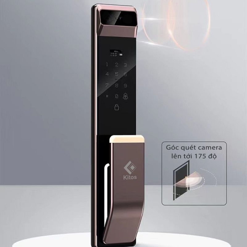 KHOÁ CỬA VÂN TAY KITOS X6 TÍCH HỢP CAMERA
