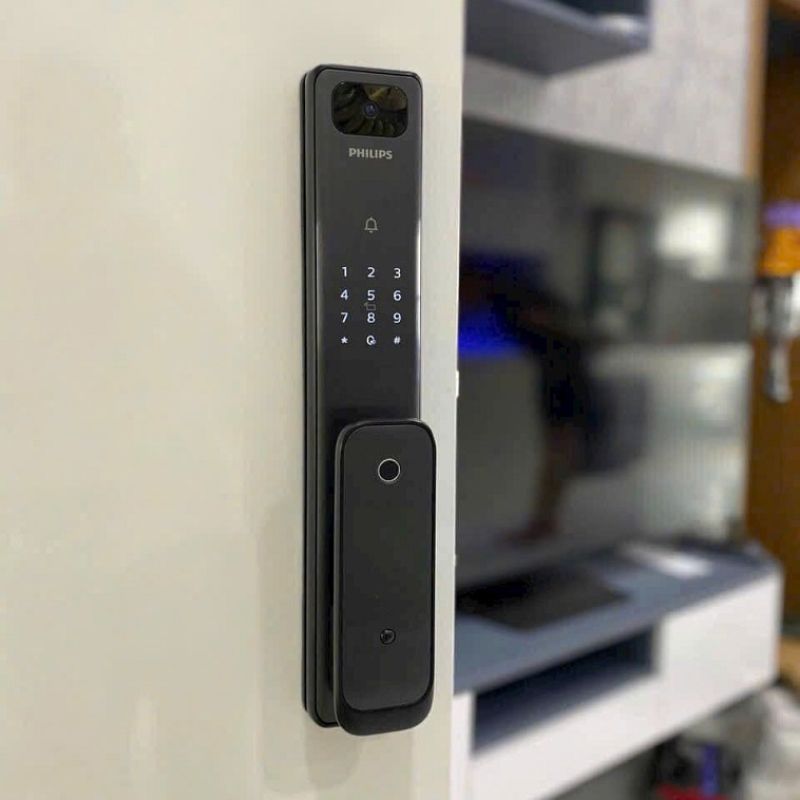 KHOÁ CỬA PHILIPS ALPHA 5 TÍCH HỢP CHUÔNG HÌNH VÀ CAMERA
