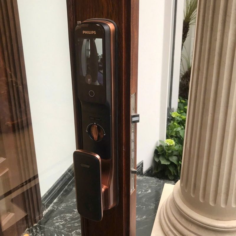 KHOÁ CỬA PHILIPS ALPHA 5 TÍCH HỢP CHUÔNG HÌNH VÀ CAMERA