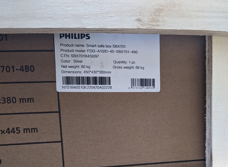 Chi tiet thong tin san pham ket sat Philips SBX701-4B0 60kg
