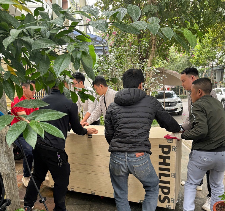 Vận Chuyển Bàn Giao Mẫu Két Sắt Philips Valis-Max Đến Khách Hàng