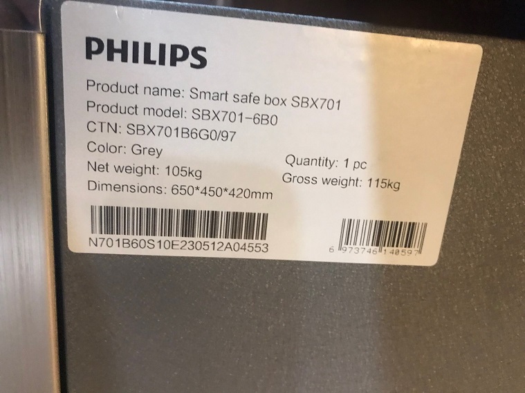 Ban Giao Ket Sat Philips SBX701-6B0 Mau Xam 105KG Toi Khach Hang