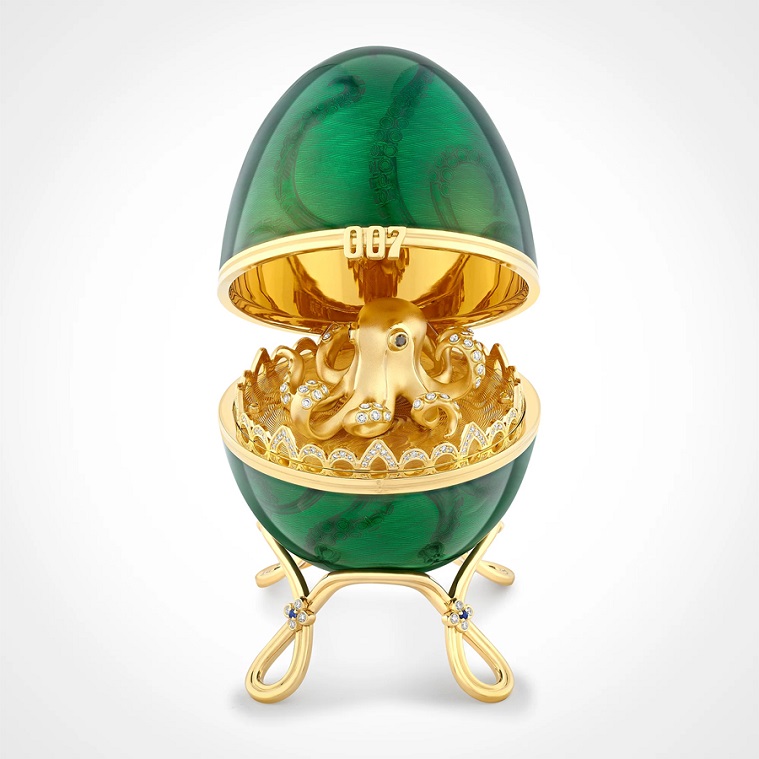 Phiên bản giới hạn Fabergé x 007 Trứng bạch tuộc