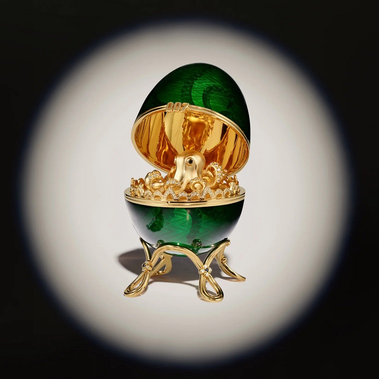 Phiên bản giới hạn Fabergé x 007 Trứng bạch tuộc