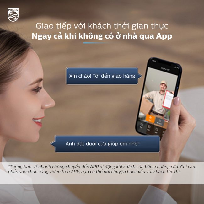 KHOÁ CỬA PHILIPS ALPHA 5 CÓ CAMERA