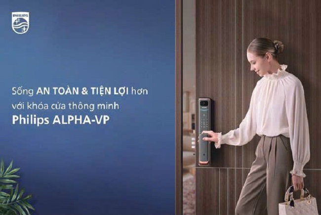 KHOÁ CỬA THÔNG MINH PHILIPS ALPHA VP